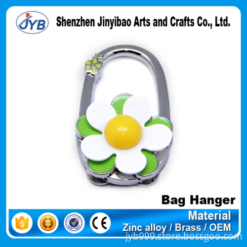 innovative design custom beautiful flower shape bag hanger